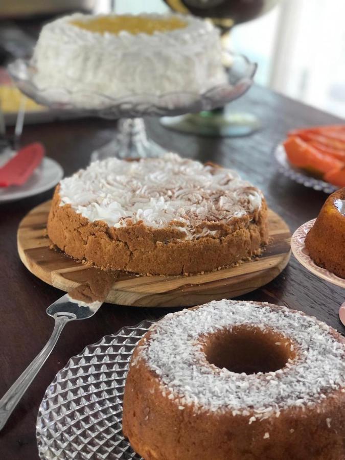 Café da manhã caseiro e delicioso